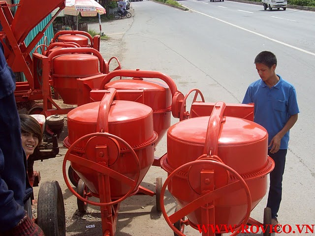 Loại máy trộn bê tông nào thông dụng